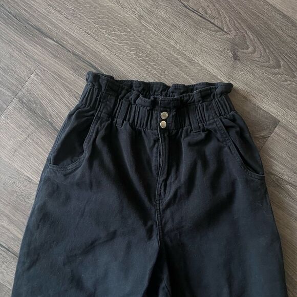 H&M Women’s Black S Ruffled Pants Size 4 - Picture 4 of 4